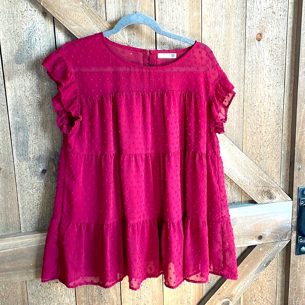 Flutter Sleeve Blouse